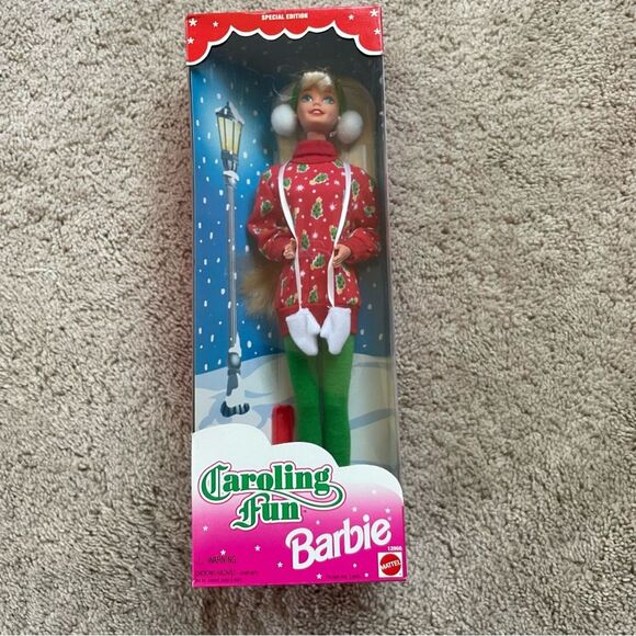 Barbie Caroling Fun Special Edition Vintage New In Box - Picture 1 of 4